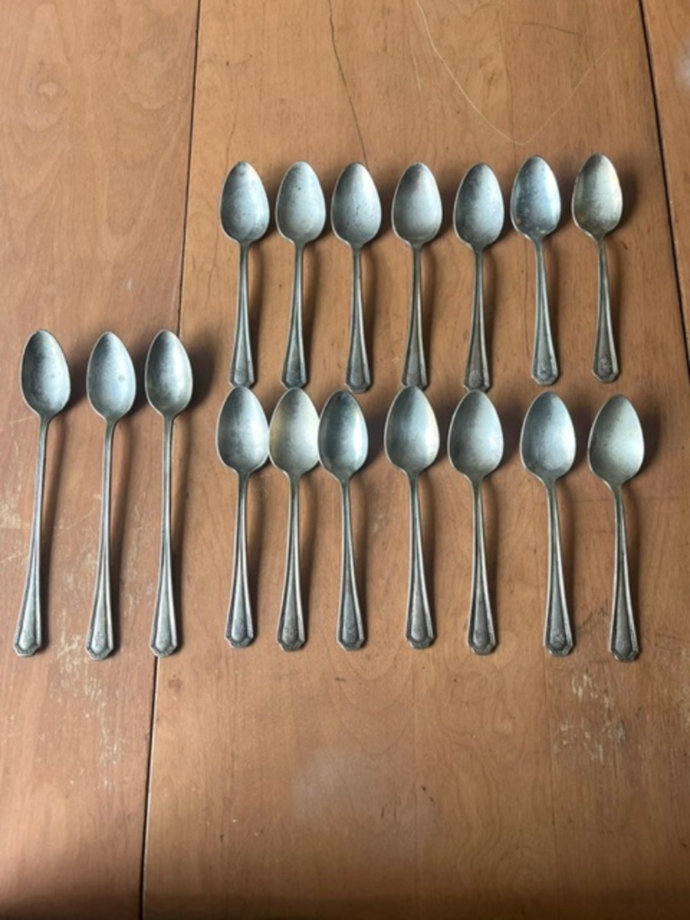 Ambassador Hotel in New York City. Vintage Silver plated Spoons